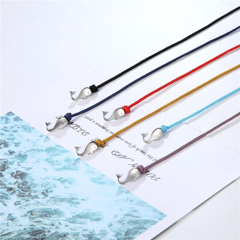 MKENDN Navy style Camping Parachute cord Whale Tail Anchor Bracelet Men Women 550 Paracord Jewelry Wrap Metal Hooks